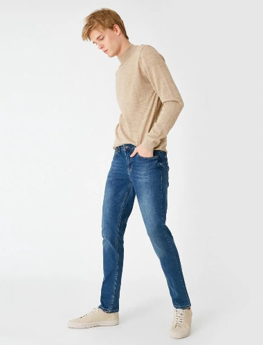 Resim Koton Brad Erkek Jean Pantolon 6Sam40062Nd