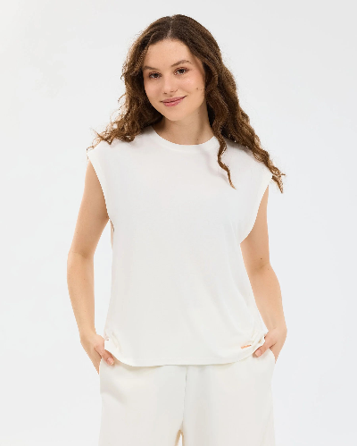 Resim Skechers W Soft Touch Loose Fit Kadın T-shirt S2610047-3855