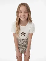 Resim Koton Kız Çocuk T-shirt 6SKG10478AK