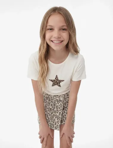 Resim Koton Kız Çocuk T-shirt 6SKG10478AK