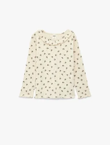 Resim Koton Kız Bebek Sweat 7WMG10021AK