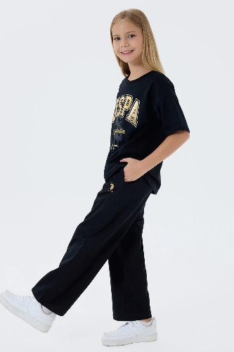 Resim U.S. Polo Assn Kids Kız Çocuk Şort Takım US2509-4