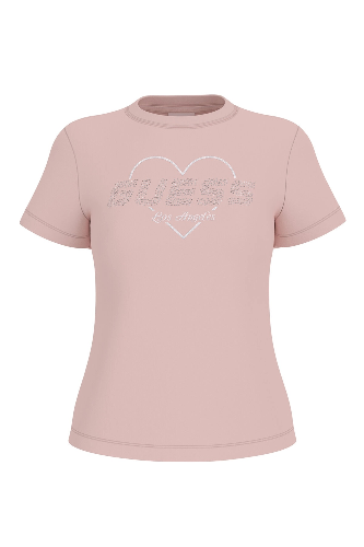 Resim Guess Athleisure  Kadın  T-shirt V5GI10K9RM1-G66E Narcıso Cn T-Shırt