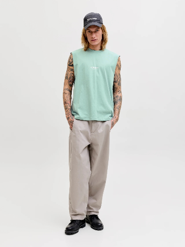 Resim Jack & Jones Jjesoho Sleeveless Tee Sn Erkek T-shirt 12288001