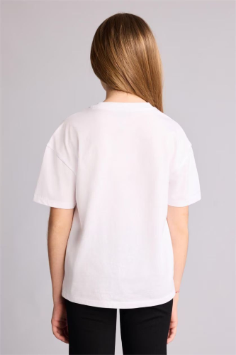 Resim Defacto Kız Çocuk T-shirt G9912A8/WT34