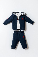 Resim U.S. Polo Assn Bebek Erkek Bebek Sweat Takım Usb2909