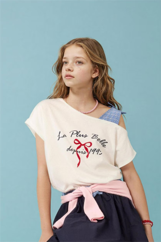 Resim Defacto Kız Çocuk T-shirt H1437A8/ER105