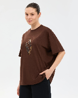 Resim Skechers  W Oversize Fit Graphic Kadın T-shirt S2610050-2210