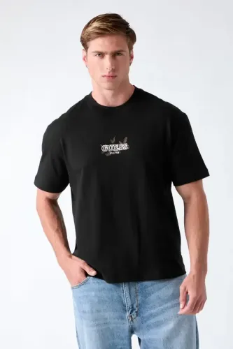 Resim M6Yı46K4232-Jblk Gues Erkek T-Shirt