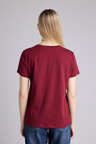 Resim Defacto Kadın T-shirt H1409AX/BR115