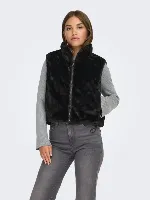 Resim Only Onldana Faux Fur Rev.Waıstcoat Otw Cc Kadın Mont 15348986