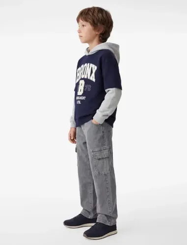 Resim Koton Erkek Çocuk Sweat 7WKB10037TK