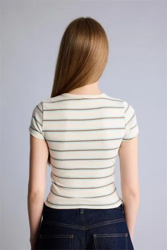 Resim Defacto Kadın T-shirt G2231AX/ER98
