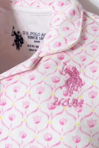 Resim U.S. Polo Assn Bebek Kız Bebek Pijama Takım USB3020