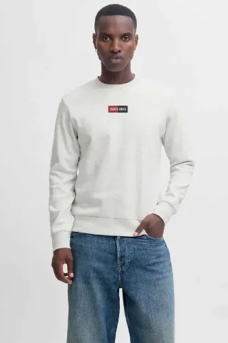 Resim Jack & Jones Jjpan Sweat Crew Neck Smu Erkek Sweat 12310759
