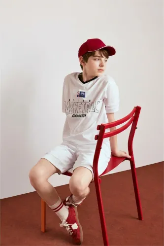 Resim Defacto Erkek Çocuk T-shirt H2898A8/WT34