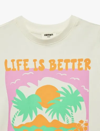 Resim Koton Kız Çocuk T-Shirt 6Skg10447Ak