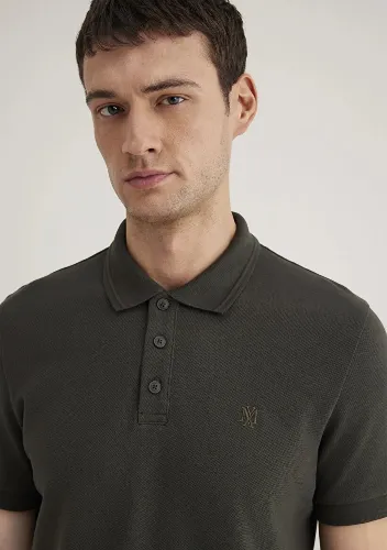 Resim Mavi Slim Erkek  T-shirt M064946-71587