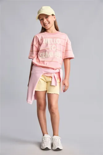 Resim Defacto Kız Çocuk T-shirt G1142A8/PN622