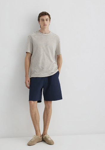 Resim Mavi Erkek Penye Şort M0410314-70490