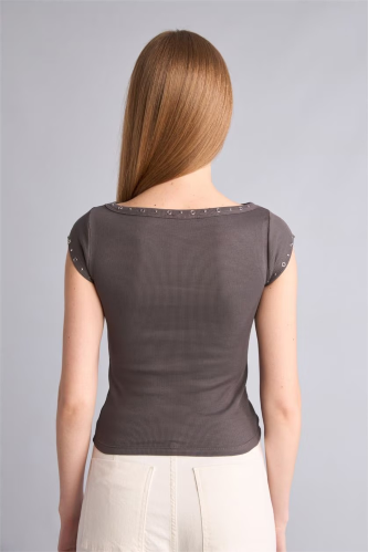 Resim Defacto Kadın  T-shirt H1193AX/AR191