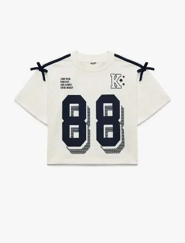 Resim Koton Kız Çocuk T-shirt 6SKG10497AK