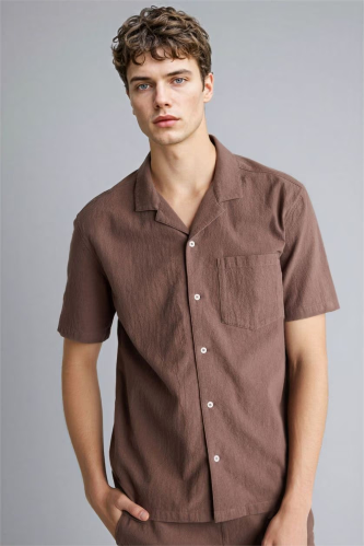 Resim Defacto Erkek Kısa Kol Gömlek G1311AX/BN534