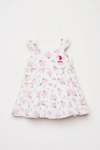 Resim U.S. Polo Assn Bebek Kız Bebek Elbise Usb3035