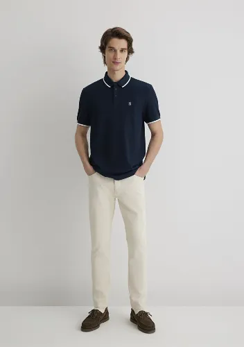 Resim Mavi Polo Erkek T-Shirt M066039-30651