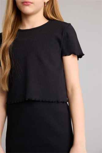 Resim Defacto Kız Çocuk Elbise H2206A8/BK27