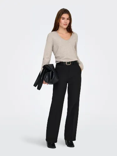 Resim Only Onlloyal Ls V-Neck Pullo Knt Noos Kadın Kazak 15368957