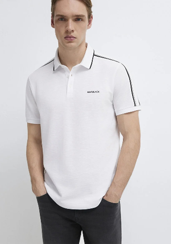 Resim Mavi Erkek T-shirt M0611838-620