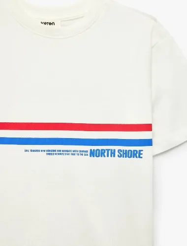 Resim Koton Erkek Çocuk T-shirt 6SKB10641TK