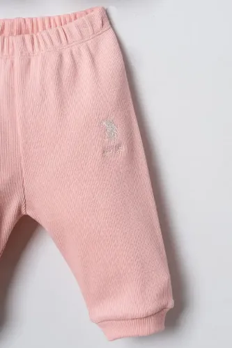 Resim U.S. Polo Assn Bebek Kız Bebek Sweat Takım USB3254