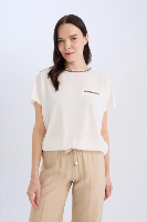 Resim Defacto Kadın T-shirt K7701AZ/ER105