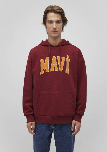 Resim Mavi Baskılı Erkek Sweat M067149-85493