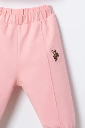 Resim U.S. Polo Assn Bebek Kız Bebek Sweat Takım USB3245