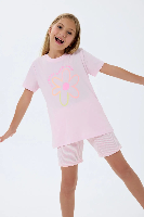 Resim Yenikoza Kız Çocuk Şort Takım