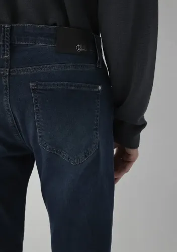 Resim Mavi Marcus Erkek Jean Pantolon M00351A4044