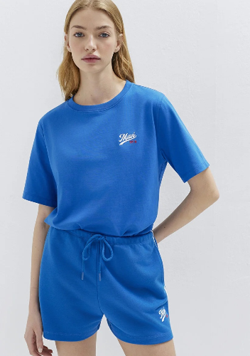 Resim Mavi Kadın T-shirt M1613877-70912