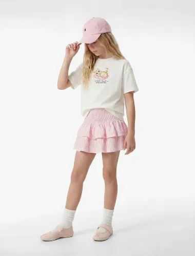 Resim Koton Kız Çocuk T-Shirt 6Skg10585Ak