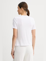 Resim Guess Athleisure  Kadın  T-shirt V6GI15K2982-G011 Leona Ss Cn T-Shırt