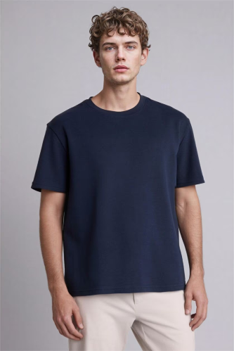 Resim Defacto Erkek T-shirt F9675AX/NV71