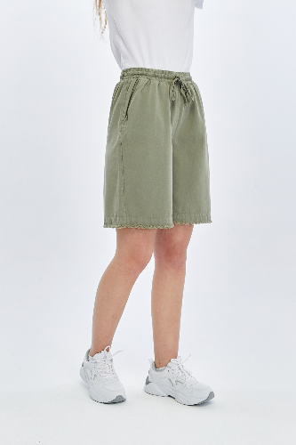 Resim Yenikoza Kadın Kot&Kanvas Şort