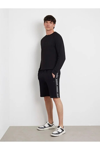 Resim Guess Athleisure  Erkek  Kot&Kanvas Şort Z2YD02K6ZS1-JBLK Arlo Short