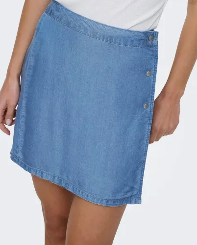 Resim Only Onlcharıs Lıfe Short Wrap Skırt Wvn Cc Kadın Etek 15363986