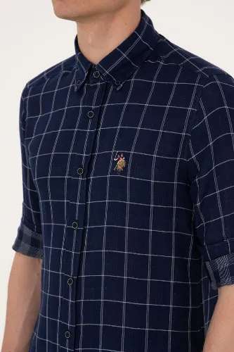 Resim U.S. Polo Assn. D-Gaspe Erkek Dokuma Gömlek 2109351