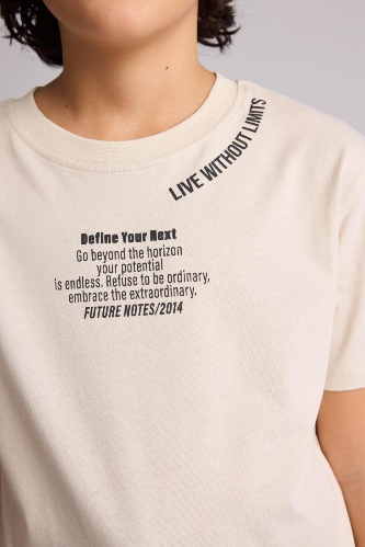 Resim Defacto Erkek Çocuk T-shirt G7469A8/ER117