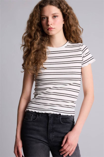 Resim Defacto Kadın T-shirt K1965AZ/WT32