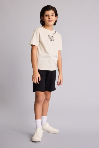 Resim Defacto Erkek Çocuk Penye Şort B5867A8/BK27